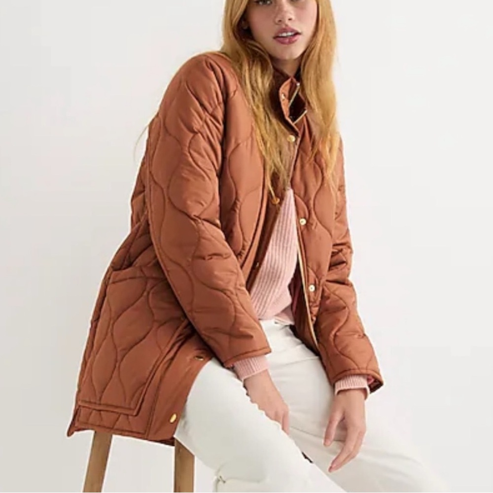 LIKE NEW J. Crew Cocoon Coat - Picture 2 of 9